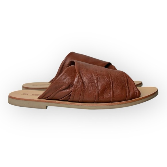 Sol Sana Brown Soft Leather Sandals 37 - Picture 1 of 7